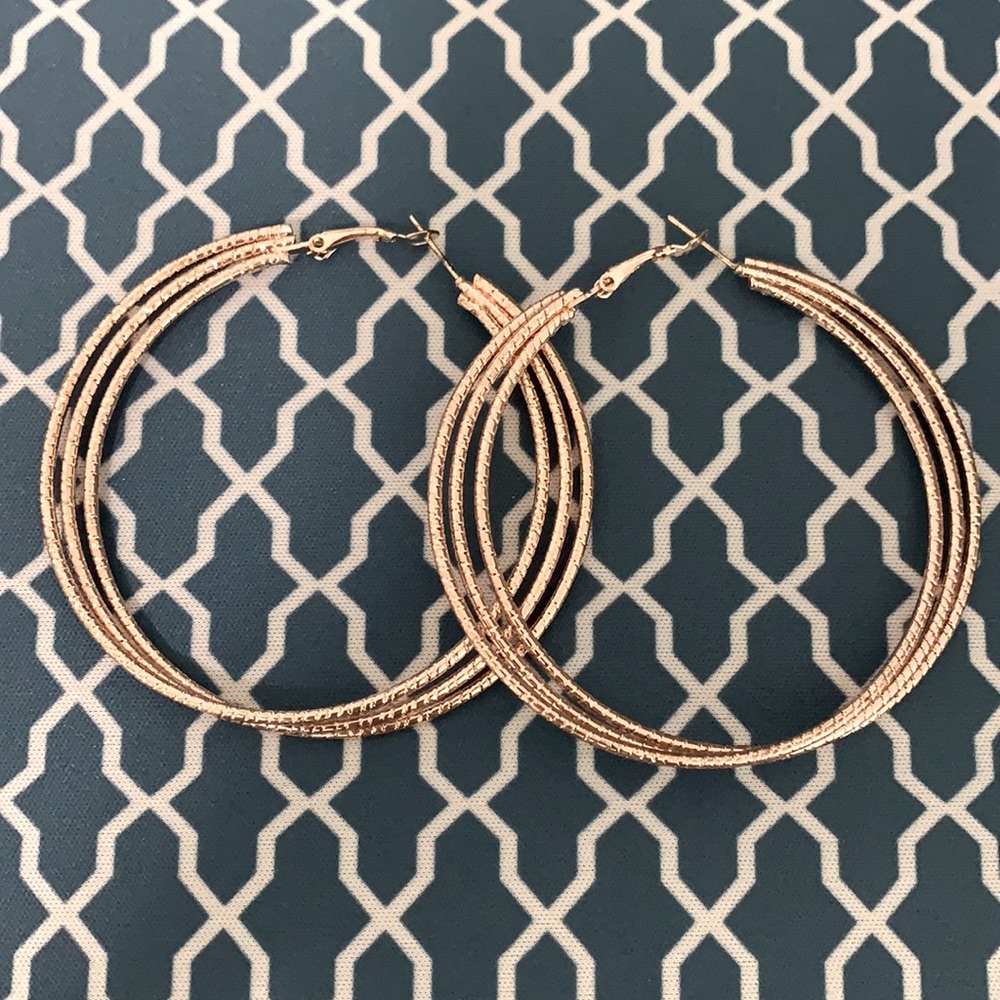 Rose Gold Earrings